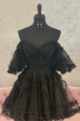 Light Pink Corset A-Line Short Homecoming Dress