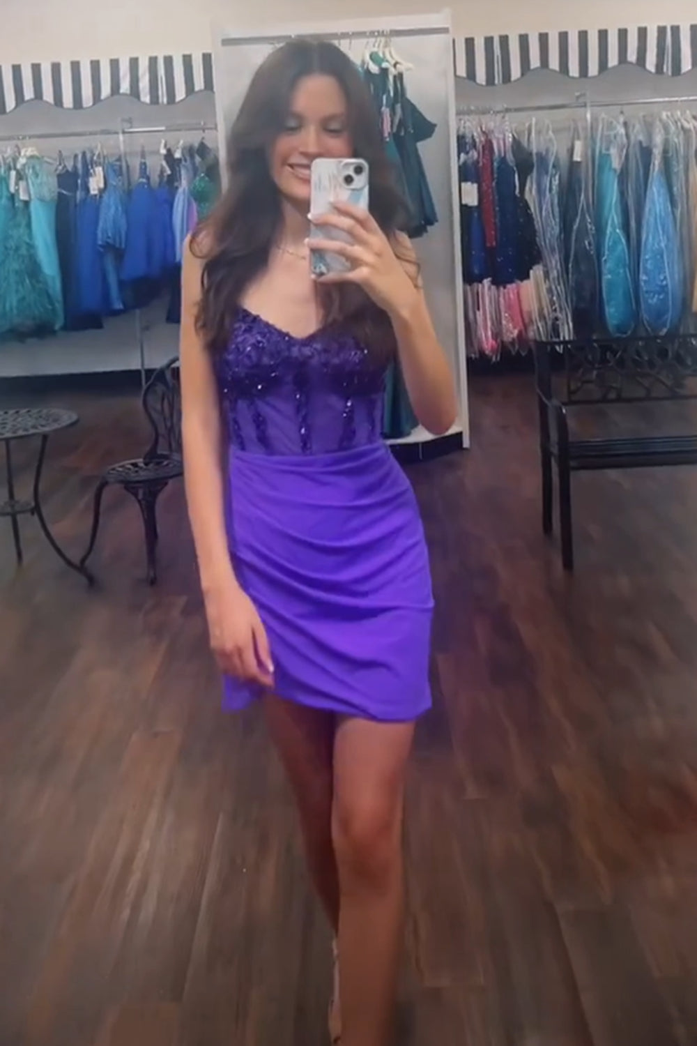 Sparkly Black Corset Satin Tight Short Homecoming Dress with Sequins