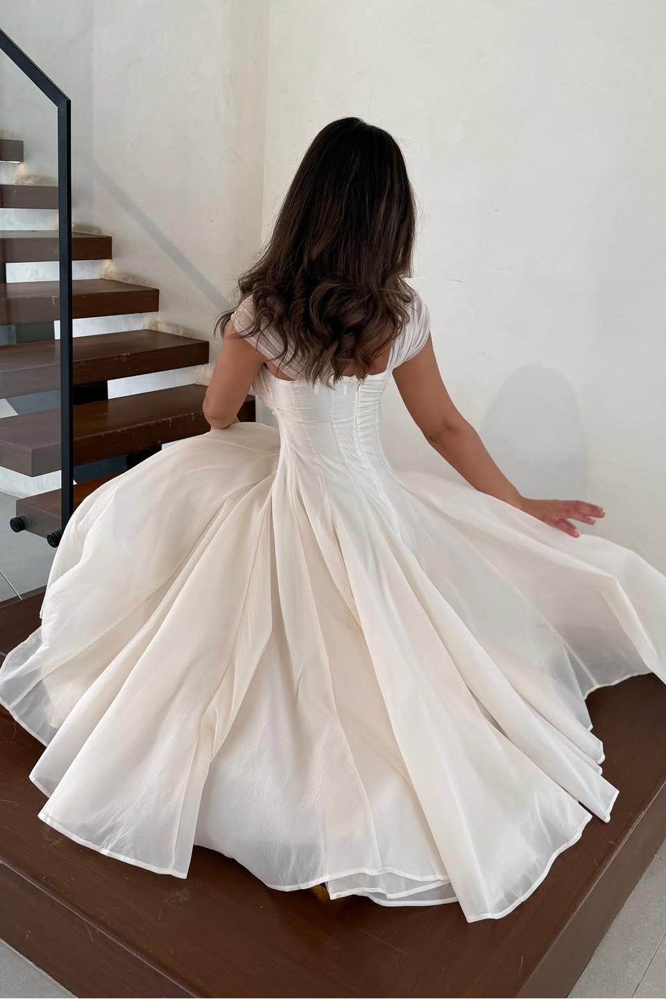 Charming Sweetheart Prom Dress with Tulle and Pleats
