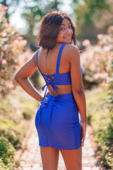 Cute Short Royal Blue Homecoming Dress