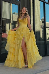 Dark Navy Strapless Pleated Prom Dress with Ruffle