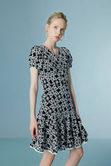 Babyonlines Fashion Short Sleeves V-neck A-line Dresses