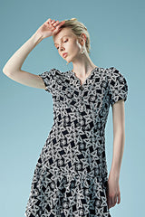 Babyonlines Fashion Short Sleeves V-neck A-line Dresses