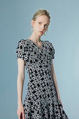 Babyonlines Fashion Short Sleeves V-neck A-line Dresses