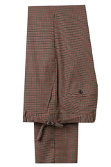 Fashionable Burgundy Fitted Wedding Suit with Notched Lapel for Men¡¯s Parties