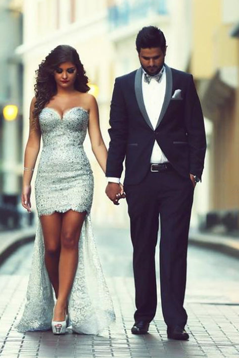 Formal Black Two-Piece Designer Wedding Suit with Shawl Lapel