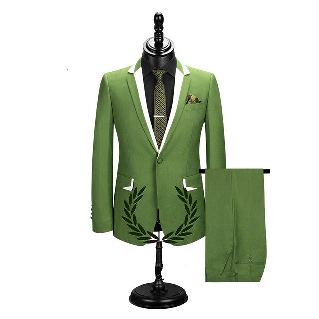 Glamorous Best-Fit Reception Suit with Notched Lapel for Groom 2024