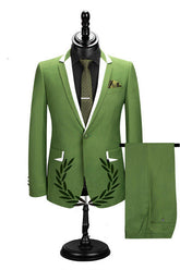 Glamorous Best-Fit Reception Suit with Notched Lapel for Groom 2024