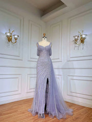 Gorgeous Champagne Off the Shoulder Princess Prom Dress with Beading