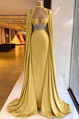 Halter Mermaid Long Prom Dress with Pleated Beading