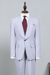 Ivan Blue Two-Piece Bespoke Wedding Suit for Bridegrooms