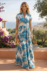 Jacquard Sheath Column V Neck Floor Length Mother of the Bride and Groom Dresses with Ruched Waist