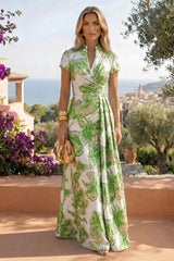 Jacquard Sheath Column V Neck Floor Length Mother of the Bride and Groom Dresses with Ruched Waist