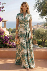 Jacquard Sheath Column V Neck Floor Length Mother of the Bride and Groom Dresses with Ruched Waist