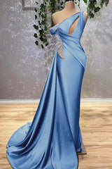 Lilac Off the Shoulder Mermaid Long Prom Dress with Beading