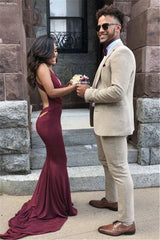 Men's Wearhouse Off-White Wedding Suit with Plaid