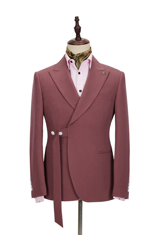 Modern Formal Blazer with Peaked Lapel for Men¡¯s Wedding