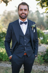 Navy Blue Tuxedo Formal Groom Suit Ideas Slim Fit Online
