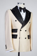 New Arrival Double-Breasted Reception Suit with Peaked Lapel