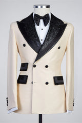 New Arrival Double-Breasted Reception Suit with Peaked Lapel
