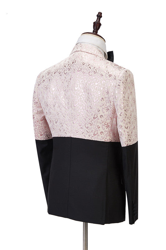 New Casual Bespoke Suit for Men with Peaked Lapel