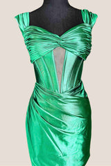 Off the Shoulder Royal Blue Ruched Mini Homecoming Dress