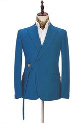 Popular Best-Fit Designer Wedding Suit with Peaked Lapel for Men