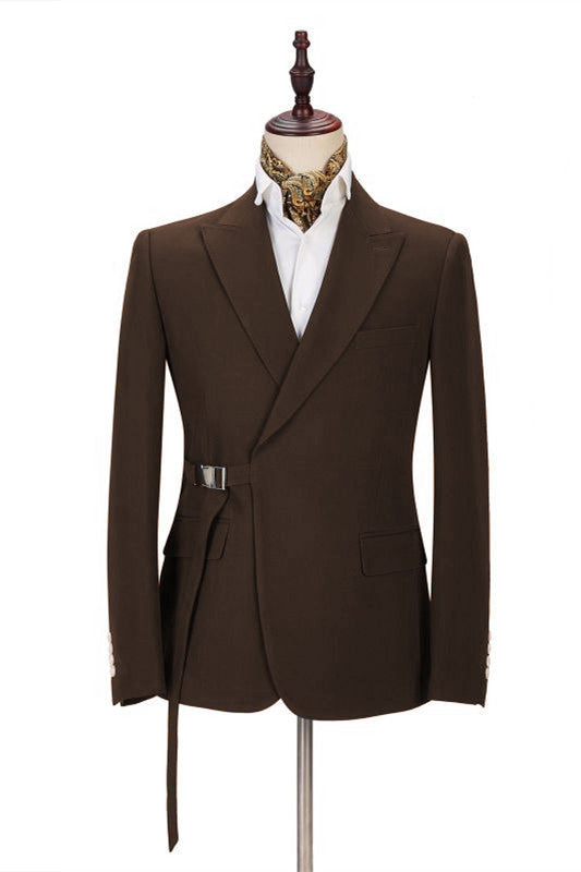 Popular Formal Bespoke Prom Suit with Peaked Lapel