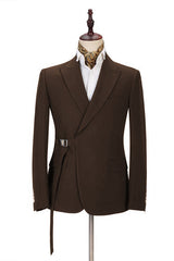 Popular Formal Bespoke Prom Suit with Peaked Lapel