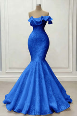 Gorgeous Strapless Red Mermaid Long Prom Dress with Sequins and Embroidery