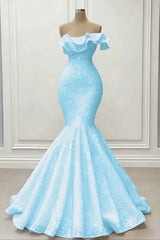 Gorgeous Strapless Red Mermaid Long Prom Dress with Sequins and Embroidery