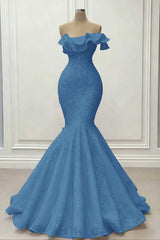 Gorgeous Strapless Red Mermaid Long Prom Dress with Sequins and Embroidery
