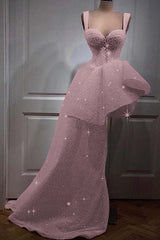 Spaghetti Strap Sweetheart Short Prom Dress with Sequins
