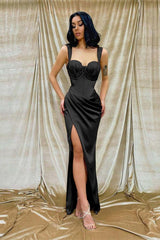 Sweetheart Mermaid Long Prom Dress with Split