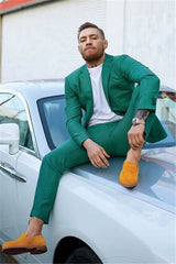 Stylish Dark Green Tuxedo Suit for Wedding