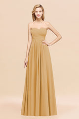 Vintage Sweetheart Long Grape Affordable Bridesmaid Dresses Online-Babyonlines