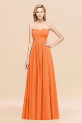 Vintage Sweetheart Long Grape Affordable Bridesmaid Dresses Online-Babyonlines