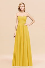 Vintage Sweetheart Long Grape Affordable Bridesmaid Dresses Online-Babyonlines