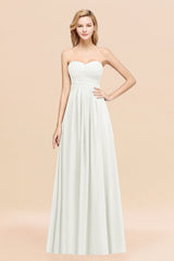 Vintage Sweetheart Long Grape Affordable Bridesmaid Dresses Online-Babyonlines