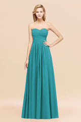 Vintage Sweetheart Long Grape Affordable Bridesmaid Dresses Online-Babyonlines