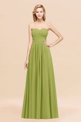 Vintage Sweetheart Long Grape Affordable Bridesmaid Dresses Online-Babyonlines