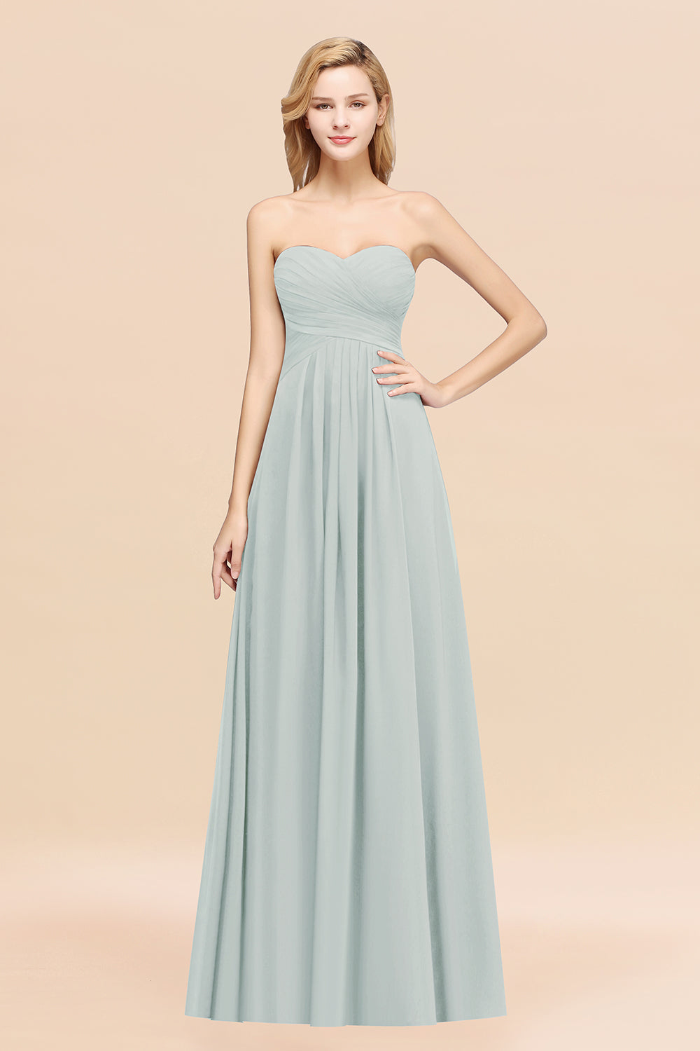 Vintage Sweetheart Long Grape Affordable Bridesmaid Dresses Online-Babyonlines