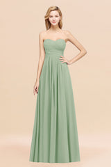 Vintage Sweetheart Long Grape Affordable Bridesmaid Dresses Online-Babyonlines