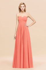 Vintage Sweetheart Long Grape Affordable Bridesmaid Dresses Online-Babyonlines