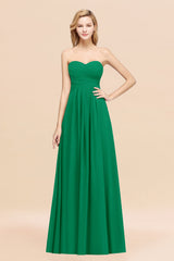 Vintage Sweetheart Long Grape Affordable Bridesmaid Dresses Online-Babyonlines