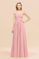 Vintage Sweetheart Long Grape Affordable Bridesmaid Dresses Online-Babyonlines