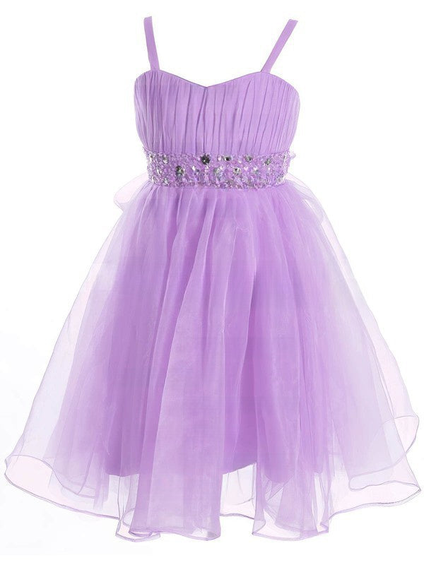 Best A-Line Sweetheart Organza Sashes Flower Girl Dresses