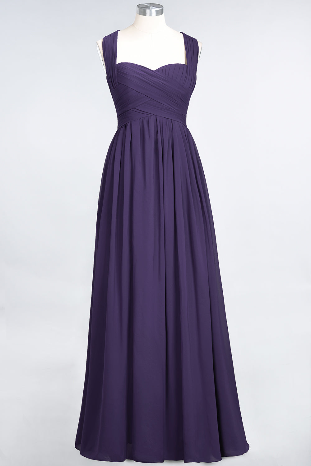 Chic Tiered Sweetheart Cap-Sleeves Bungurdy Bridesmaid Dresses-Babyonlines