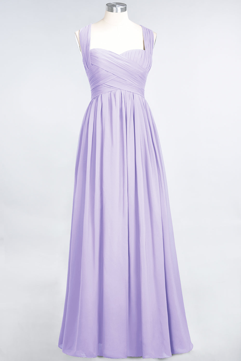 Chic Tiered Sweetheart Cap-Sleeves Bungurdy Bridesmaid Dresses-Babyonlines