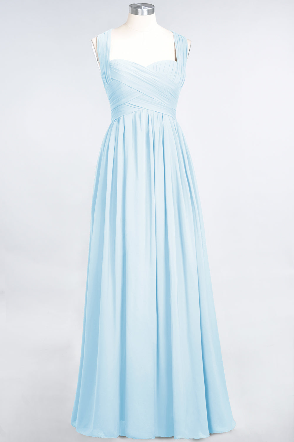 Chic Tiered Sweetheart Cap-Sleeves Bungurdy Bridesmaid Dresses-Babyonlines